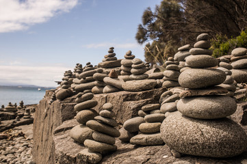 Pebbles Stacked
