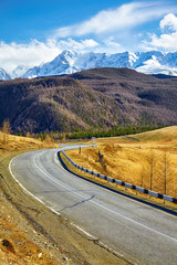 Altai mountain federal road M52