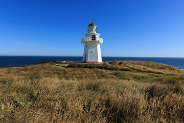 Historic Lighthouse at Waipapa Point New Zealand