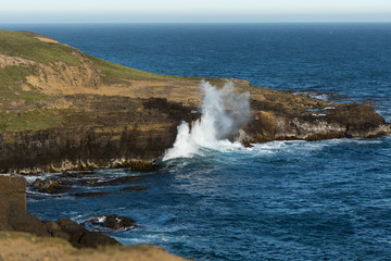 Magnificient view over the southern ocean, New Zealand