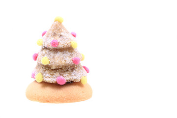 christmas dessert as christmas tree