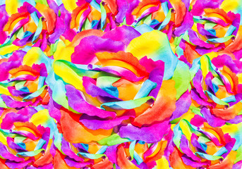 Colorful rose - 86872830