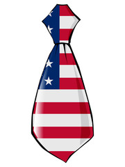 flag in necktie