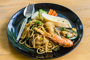 Spaghetti with Seafood