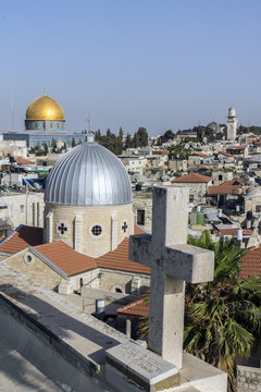Altstadt Jerusalem von oben