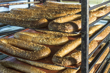 Arabisches Sesambrot