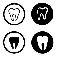 teeth icon vector eps 10