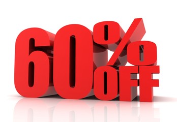 sixty percent off sale