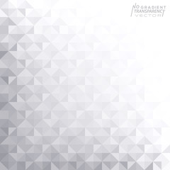 Abstract geometric background with shiny grey triangle shapes