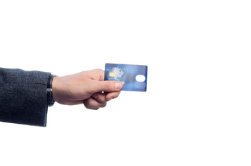 credit card in hand