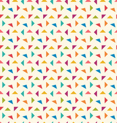  Seamless Pattern with Colorful Geometric Objects