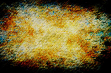 shabby paint and plaster cracks