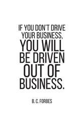 Simple classical motivational poster for business