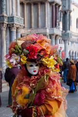 Fototapeta na wymiar Traditional Venetian carnival mask