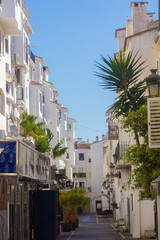 streets with whitewashed buildings typical of Puerto Banus, Mala © james633
