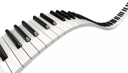 Naklejka premium Piano keys