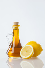 Olive oil and fresh lemon