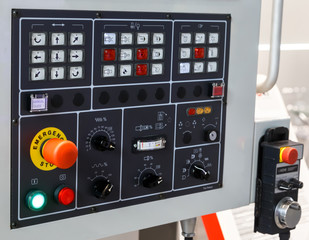 Fototapeta na wymiar electronic machine control unit