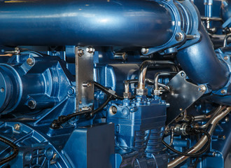 Fototapeta na wymiar close-up of engine parts