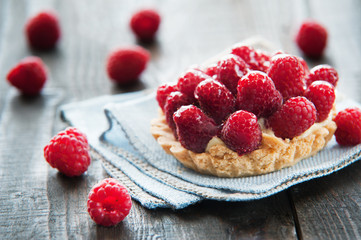 Delicious tart with berry fruits
