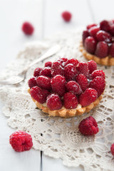 Delicious tart with berry fruits