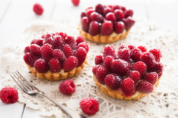 Delicious tart with berry fruits