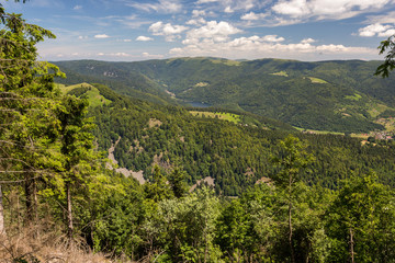 Fototapeta premium Vue sur les sommets des Vosges