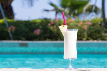 Glass of Pina Colada