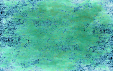 shabby paint and plaster cracks