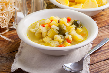 Vegetable soup.