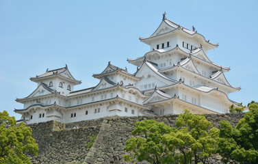 Fototapeta na wymiar Himeji castle