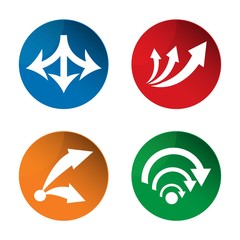 Arrow icon. Vector