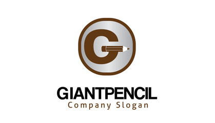 Fototapeta premium Giant Pencil Logo template
