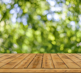 Green bokeh abstract light background, a lot forest bokeh with w