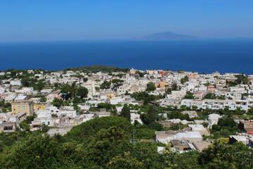 Fototapeta na wymiar Anacapri on the island of Capri, Italy