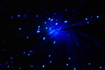 blue optic fiber