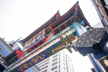 The symbolic gate of Yokohama China Town