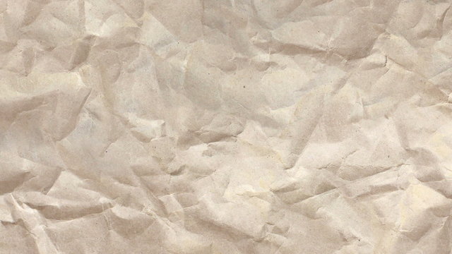 Wrinkled Newsprint Paper Texture &ndash;&nbsp;A dynamic, wrinkled, brown paper texture, that changes every few frames. Great as a background for an animated font or hand-drawn cartoon.