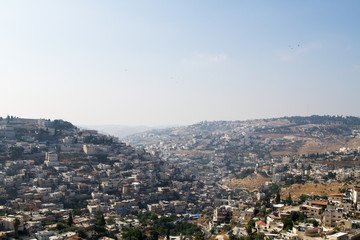 Silwan Village in Jerusalem.