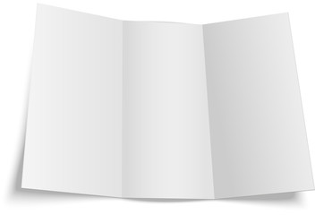 White template booklet inside