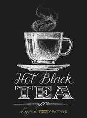 Hot black tea