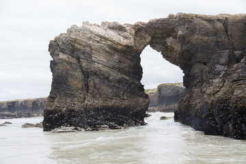 Naklejka premium Beach of the cathedrals
