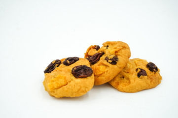 Raisin and cornflake cookies
