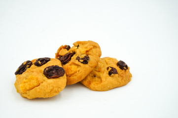 Raisin and cornflake cookies