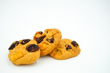 Raisin and cornflake cookies