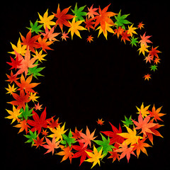 紅葉　もみじ　フレーム