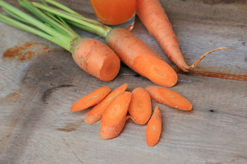fresh carrot juice