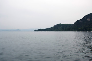 Garda, a small tourist town on Lake Garda - Veneto, Italy