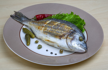 Grilled dorado