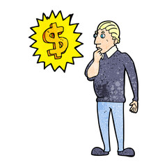 making money cartoon